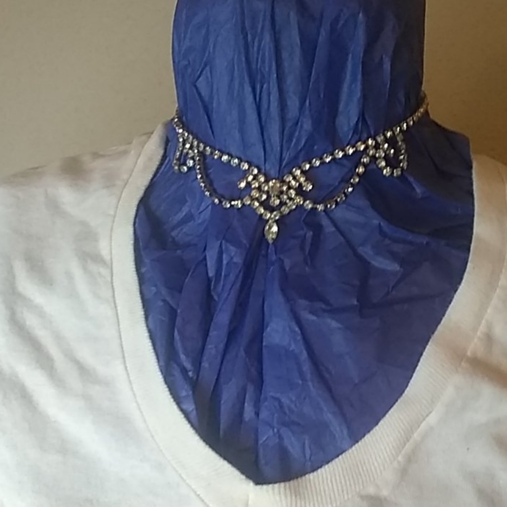 Vintage stone necklace & earrings